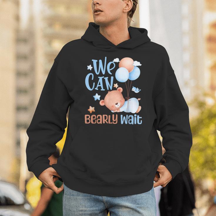 Cute We Can Bearly Wait For Gender Neutral ベビーシャワーパーティー パーカー