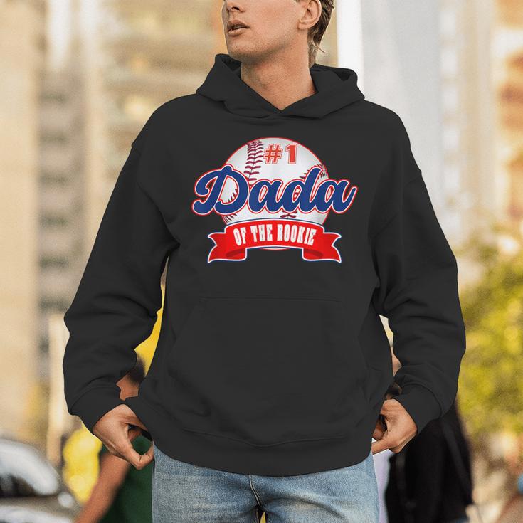 Dada Rookie Of Year 1st Birthday Baseball Theme Matching Unisex Hoodie