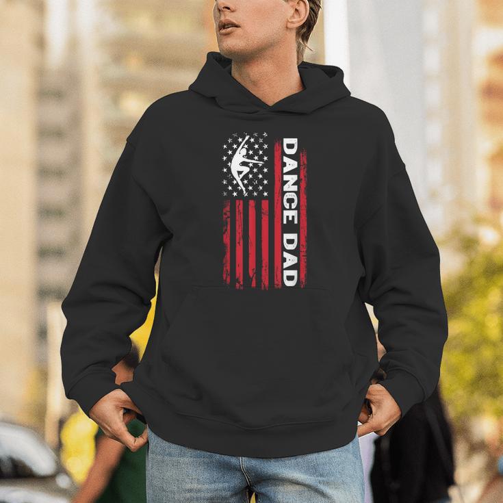 Dance Dad For Father's Day Us American Flag Dancer Mens Hoodie