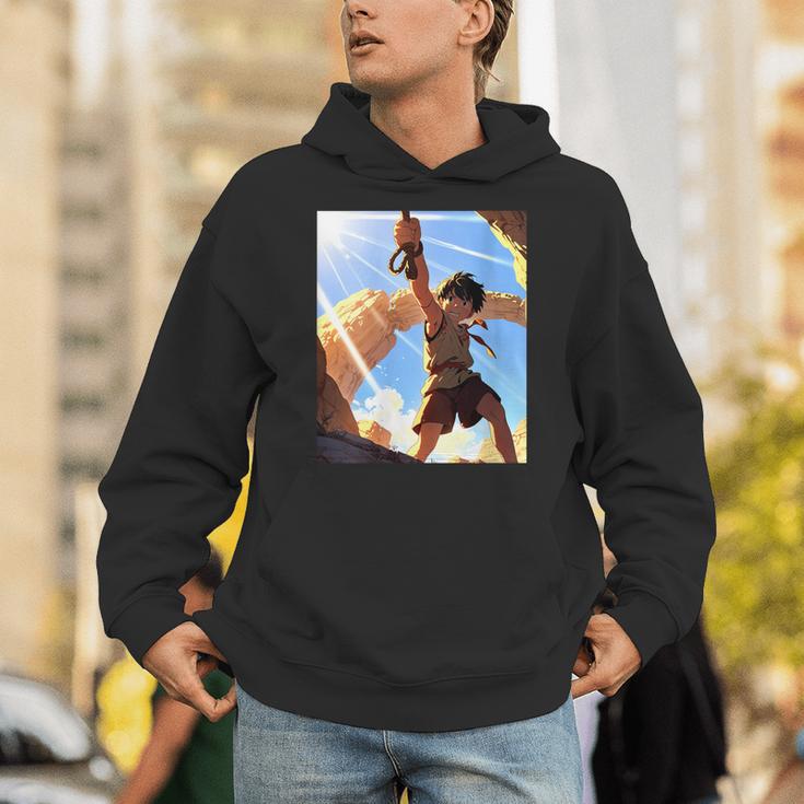 David And Goliath Bible Book Samuel King David Anime Manga Unisex Hoodie