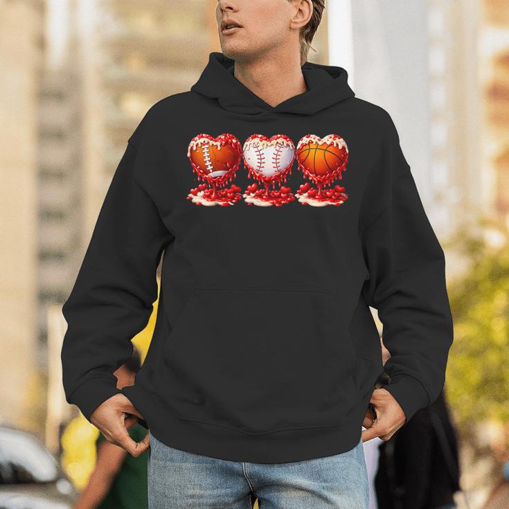 Drip Valentines Day Basketball Baseball Football Boy Men Kid Unisex Hoodie Drip Valentines Day Basketball Baseball Football Boy Men Kid Unisex Hoodie