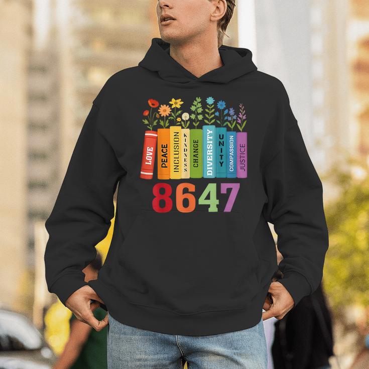 Floral Foxglove Daisy Tulip 8647 Books Lover Blooming Flower Unisex Hoodie
