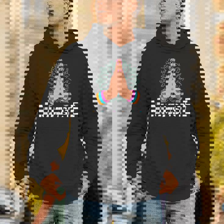 Fold Your Hands 瞑想 ナマステ パーカー