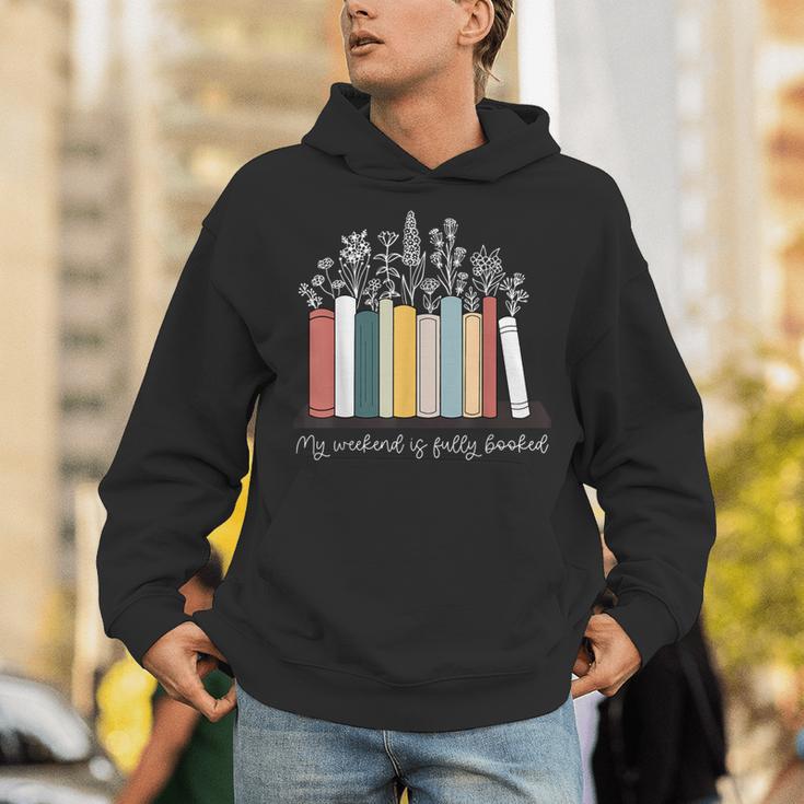 My Weekend Is Fully Booked Book Wildflower Bookish Bookworm Unisex Hoodie My Weekend Is Fully Booked Book Wildflower Bookish Bookworm Unisex Hoodie