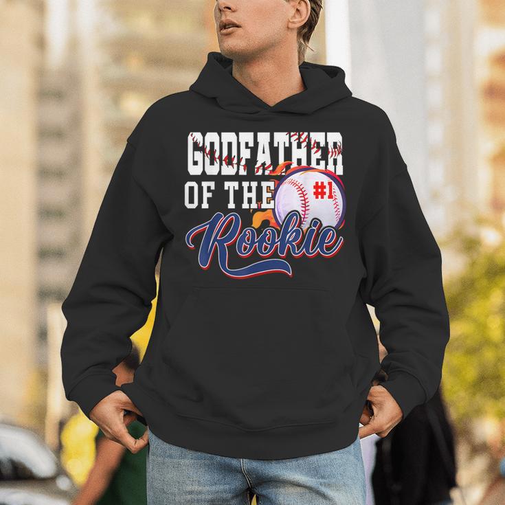Godfather Rookie Of Year 1st Birthday Baseball Theme Unisex Hoodie