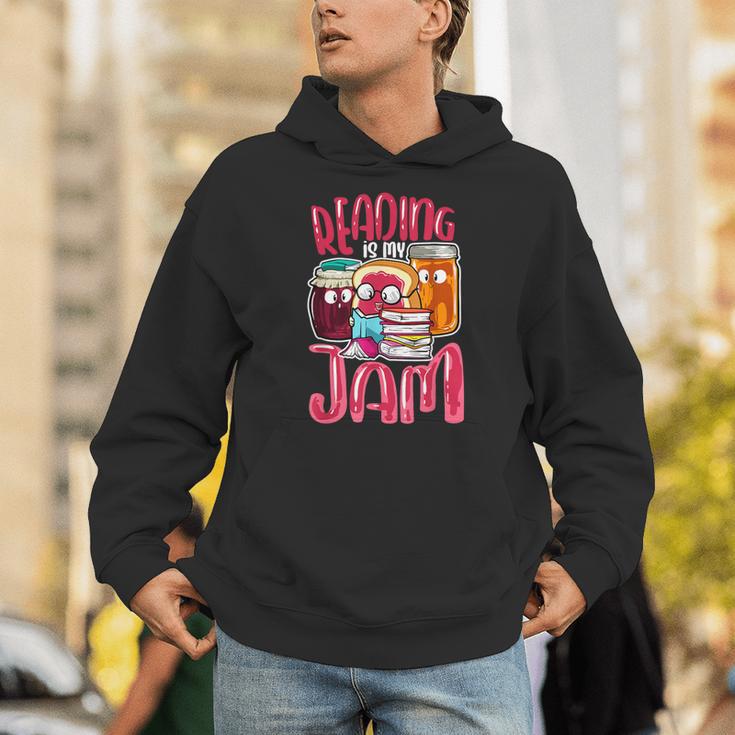 Kids Teacher I Love To Read Books Reading Is My Jam Unisex Hoodie