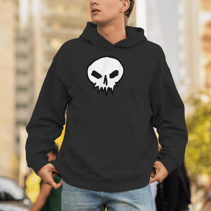 Thekull スカルシャツ ゴスデザイン パンク パーカー
