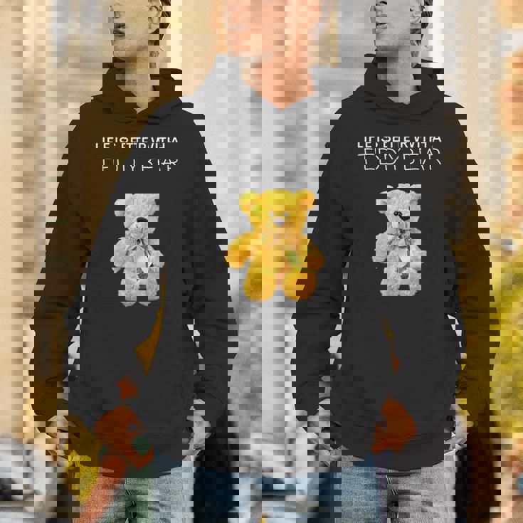 Life Is Better With A Teddy Bear All Life Matters テディベア パーカー