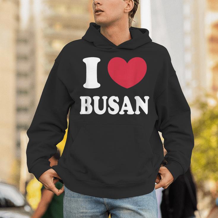 I Love Busan 釜山が大好きです パーカー