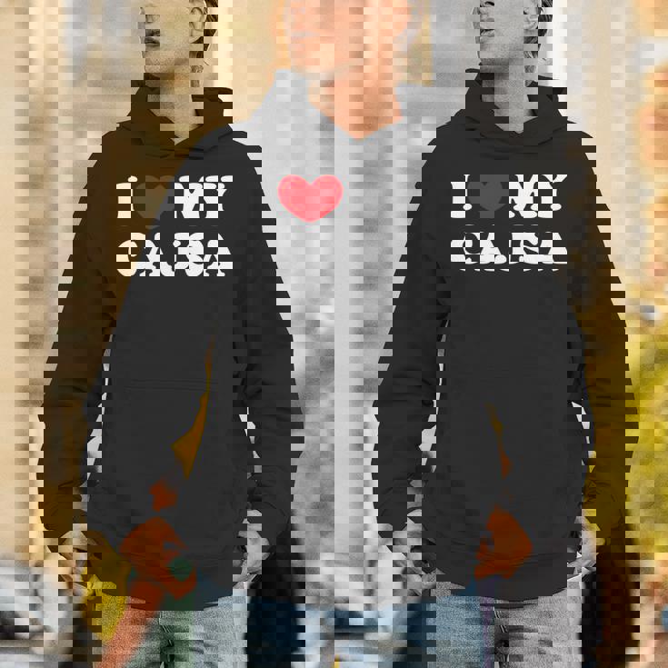 I Love My Cajsa アイ・ラブ・マイ・カジサ 長袖tシャツ パーカー