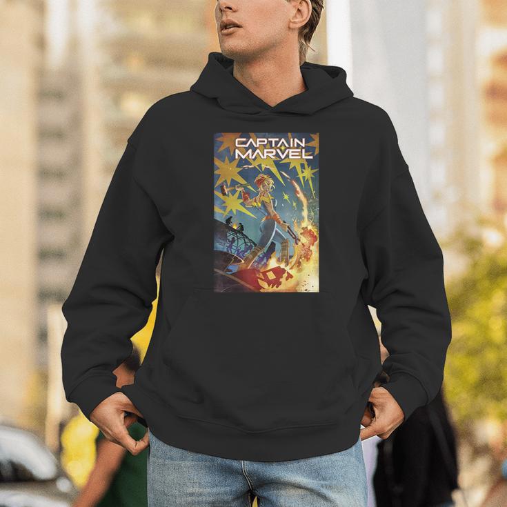 Marvel Comixology Captain Marvel She-Hulk Comic Book Cover Unisex Hoodie Marvel Comixology Captain Marvel She-Hulk Comic Book Cover Unisex Hoodie