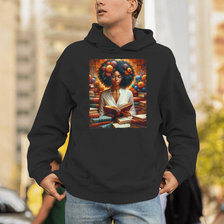 Melanin Queen Afro WomenEducated Reading Book History Unisex Hoodie Melanin Queen Afro WomenEducated Reading Book History Unisex Hoodie