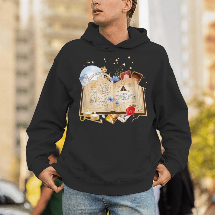 Old Book With Spells And Magical Accessories Unisex Hoodie Old Book With Spells And Magical Accessories Unisex Hoodie