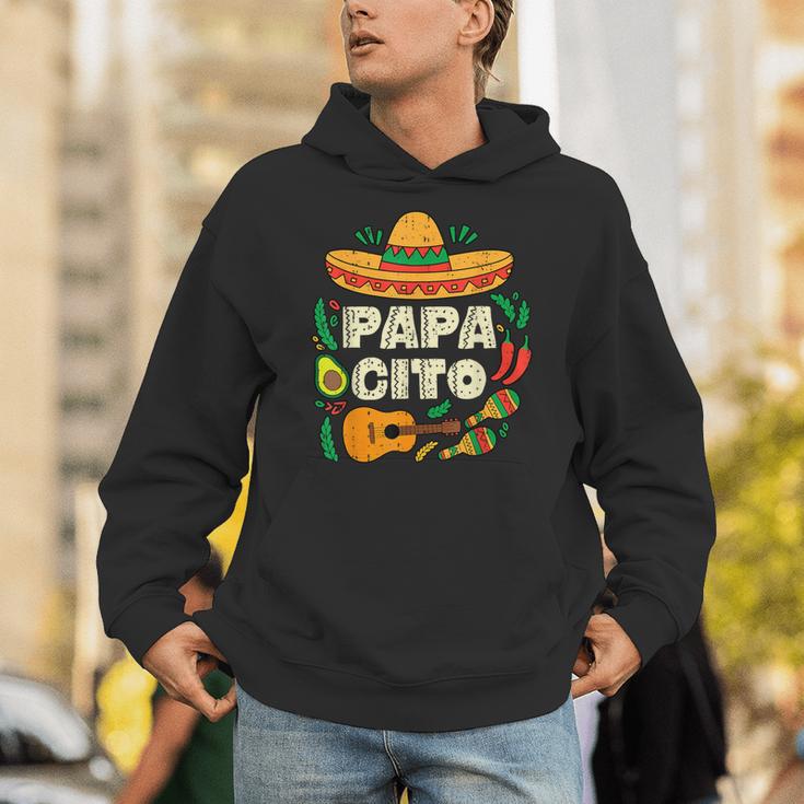 Papacito Family Sombrero Cinco De Mayo Mexican Dad Father Hoodie