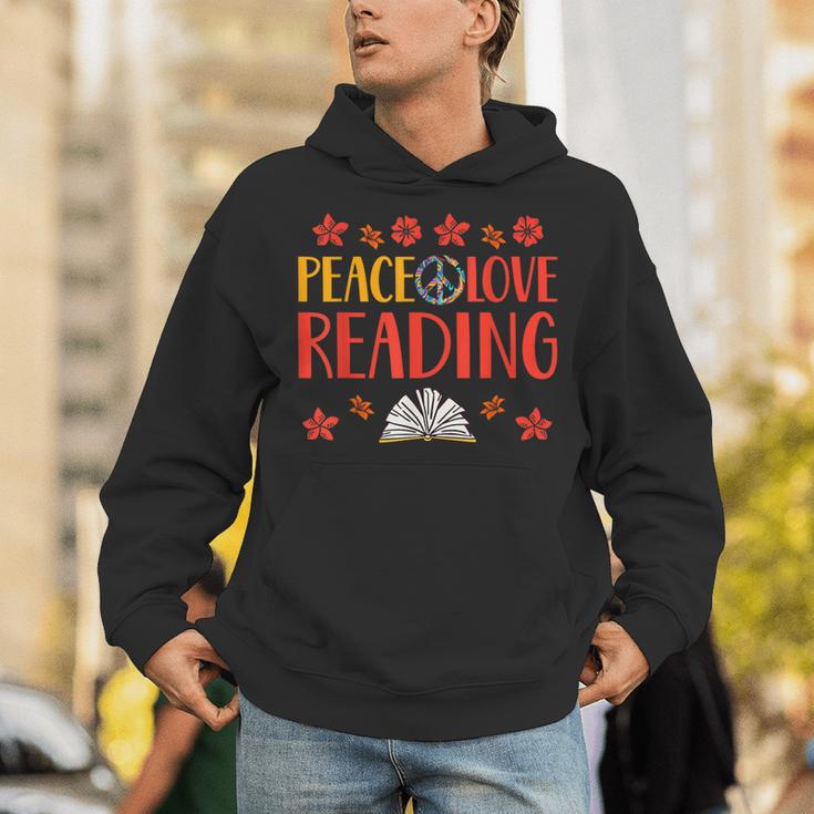Peace Love Reading Book Nerd Book Geek Unisex Hoodie Peace Love Reading Book Nerd Book Geek Unisex Hoodie