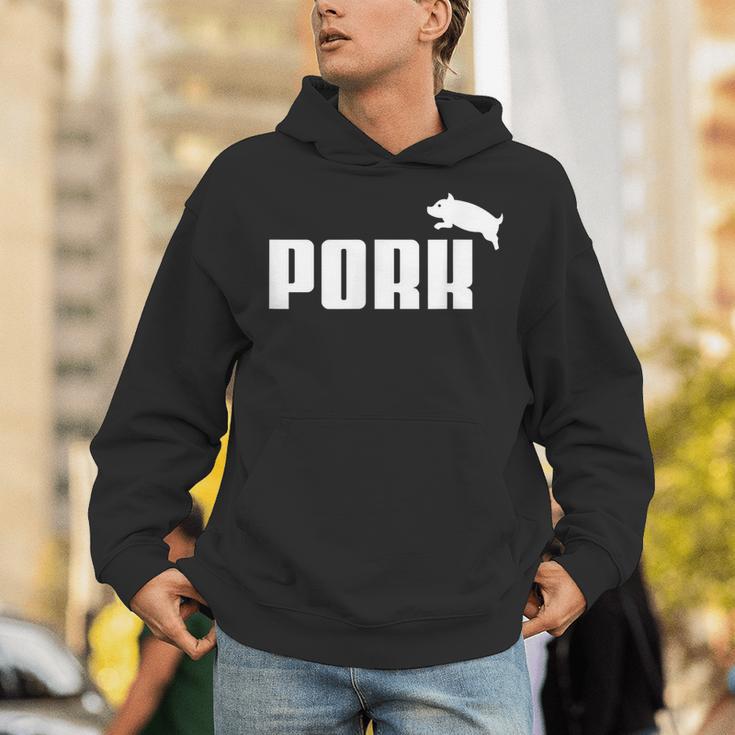 Pork – 面白いtシャツ Bbqスモーカーベーコン愛好家用 パーカー