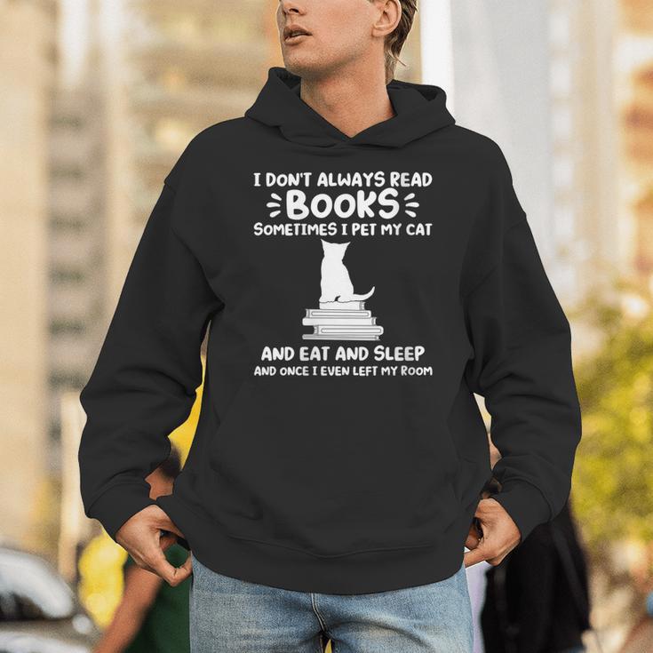 I Read Books & Pet My Cat Books & Cats Unisex Hoodie I Read Books & Pet My Cat Books & Cats Unisex Hoodie