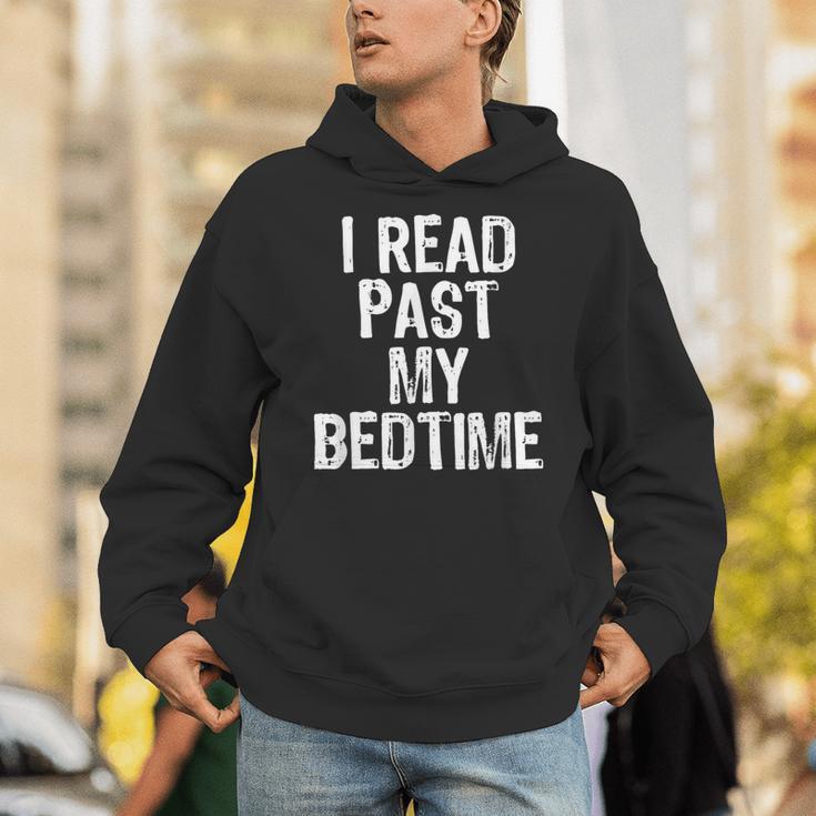 I Read Past My Bedtime Book Lover Reader T-Shirt Unisex Hoodie