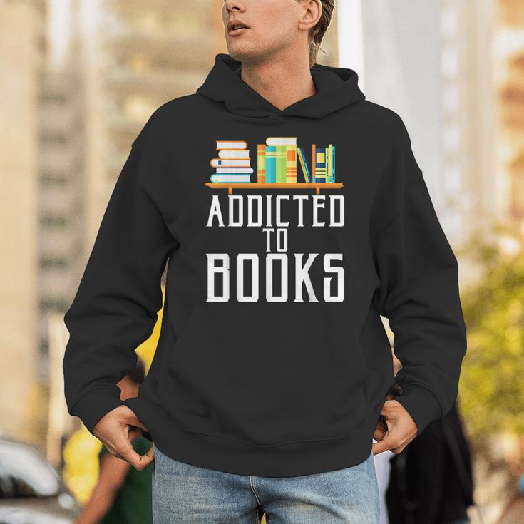 Reader & Library Apparel Addicted To Books Book Lover Unisex Hoodie Reader & Library Apparel Addicted To Books Book Lover Unisex Hoodie