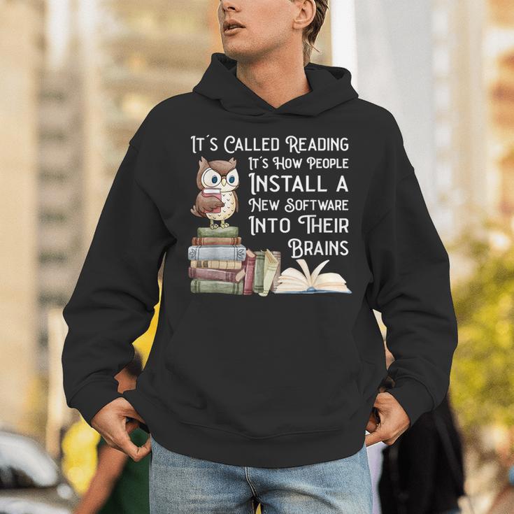 Reading Books Stimulates The Imagination Software For Brains Unisex Hoodie Reading Books Stimulates The Imagination Software For Brains Unisex Hoodie
