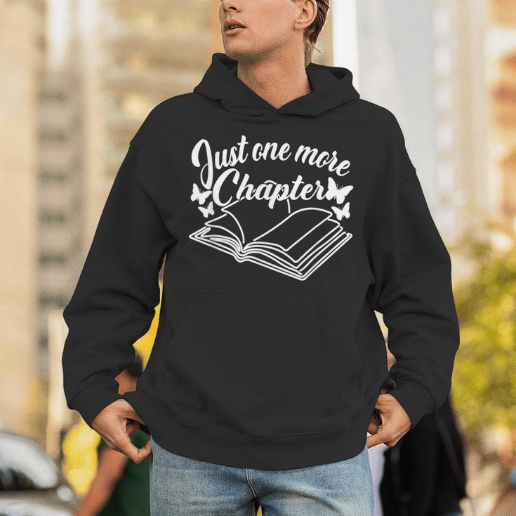 Reading Women Girls Book Lover Just One More Chapter Unisex Hoodie