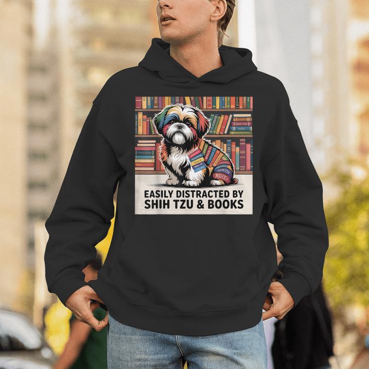 Shih Tzu Dog Shihtzu Dog Books Nerds Reader Shitzhu Shih Tzu Unisex Hoodie