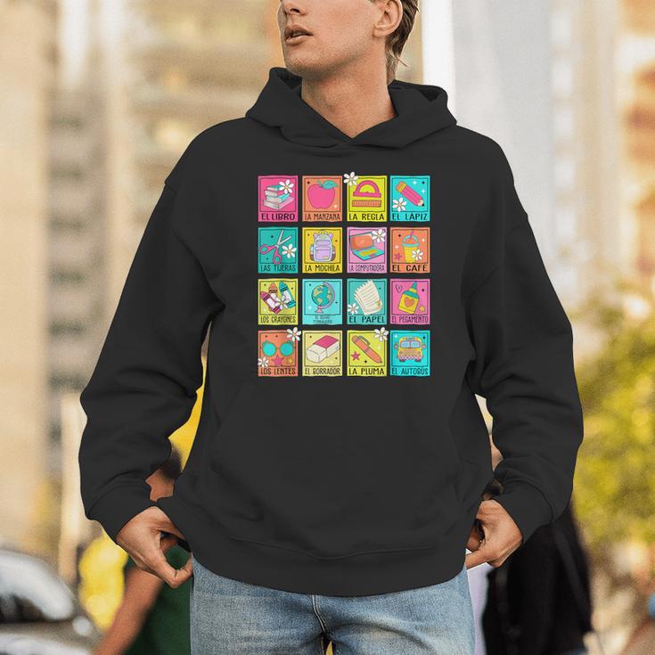 Spanish Teacher Book Back To School Unisex Hoodie