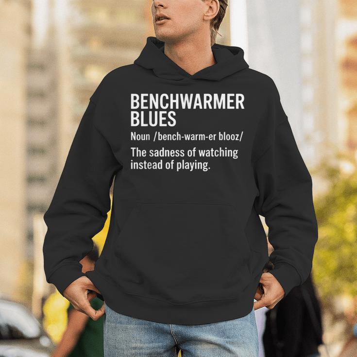 Sport Definition Baseball Soccer Benchwarmer Blues Unisex Hoodie