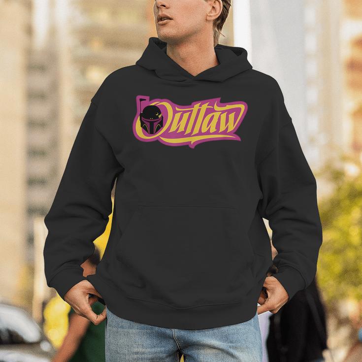 Star Wars The Book Of Boba Fett Outlaw Logo Unisex Hoodie