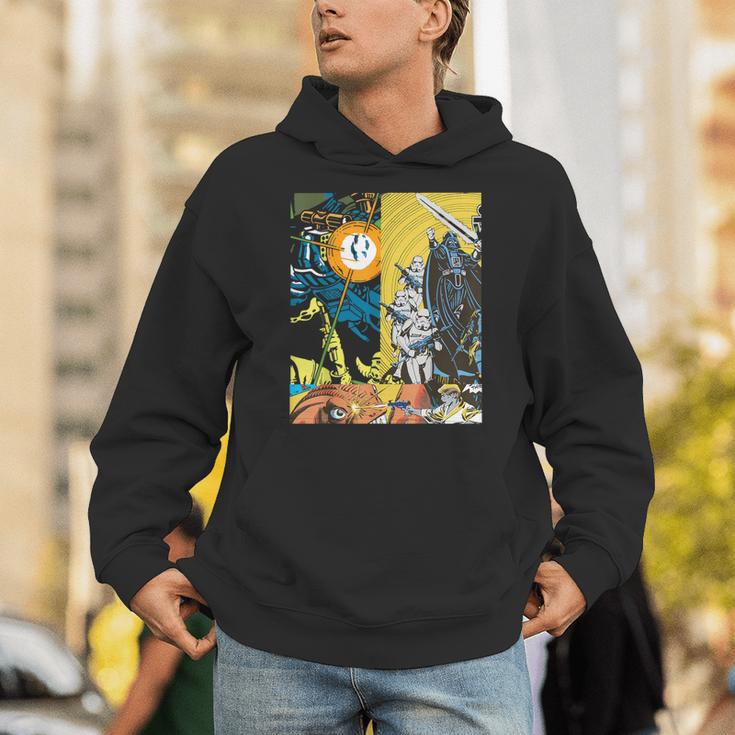 Star Wars Comic Books Battles Darth Vader And Stormtroopers Unisex Hoodie Star Wars Comic Books Battles Darth Vader And Stormtroopers Unisex Hoodie