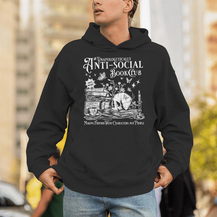 Unapologetically Anti Social Book Club Introvert Reader Unisex Hoodie