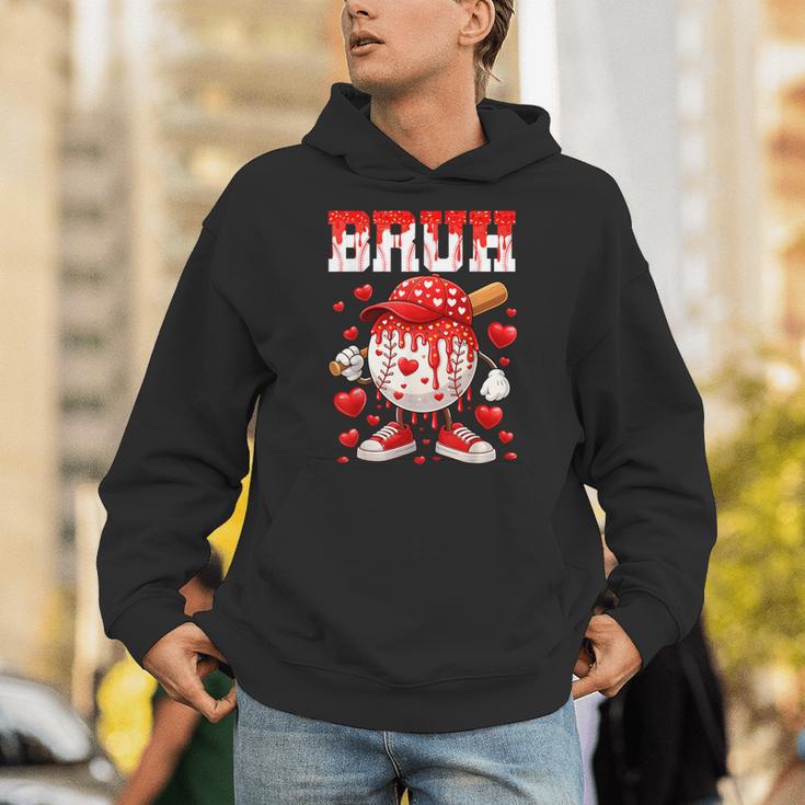Valentines Day Baseball Drip Boys Bruh Ice Cream Toddler Kid Unisex Hoodie Valentines Day Baseball Drip Boys Bruh Ice Cream Toddler Kid Unisex Hoodie