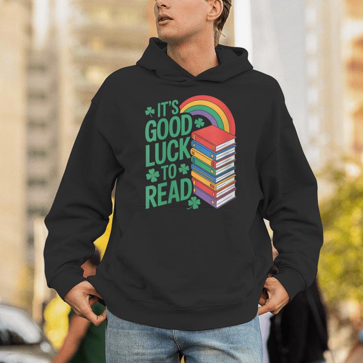 Women's Its Good Luck To Read Rainbow Reading Books Unisex Hoodie Women's Its Good Luck To Read Rainbow Reading Books Unisex Hoodie