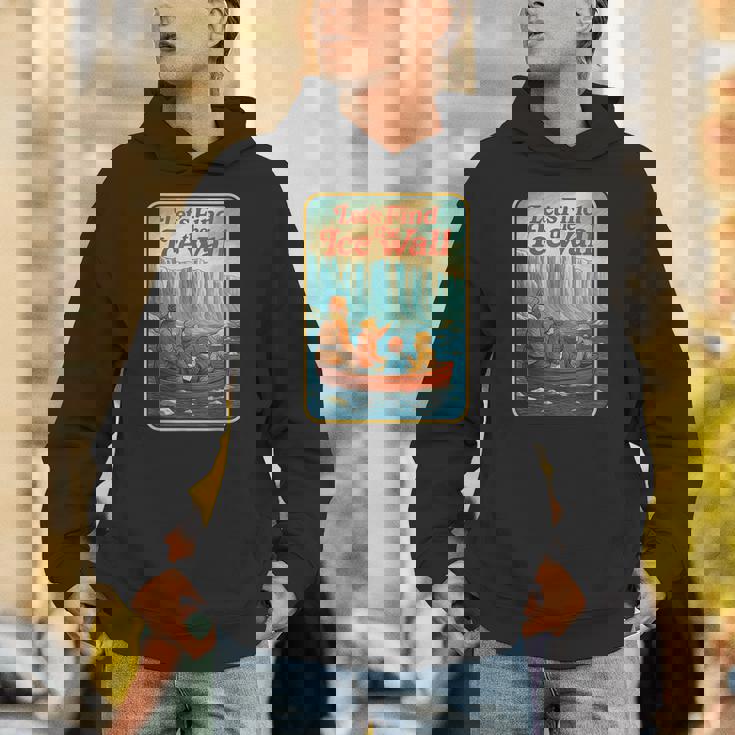 アイスウォールを見つけよう-ファニーフラットアース パーカー