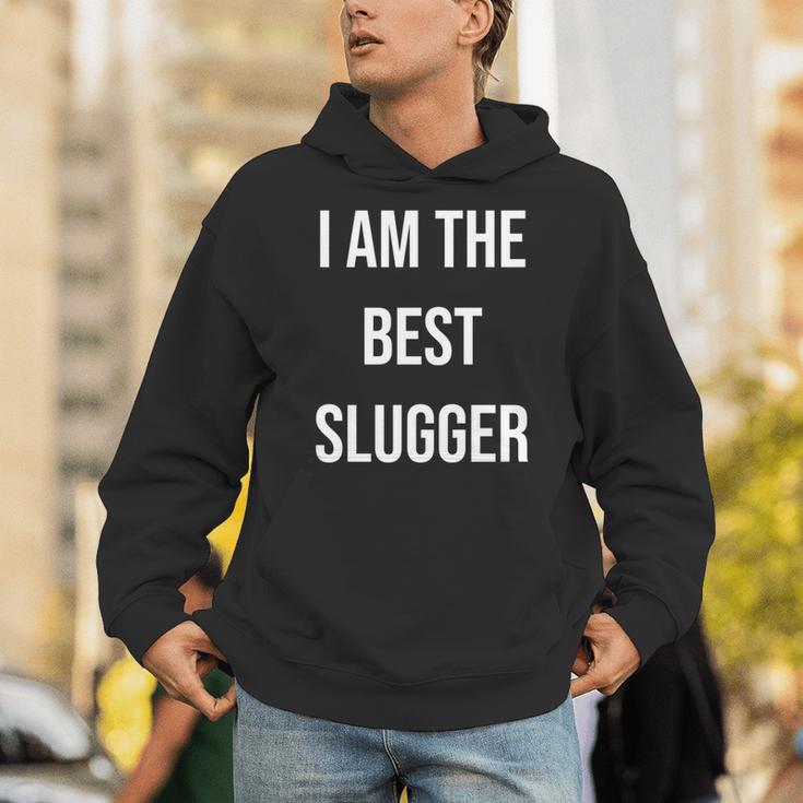 アイ・アム・ザ・ベスト・スラッガー 長袖tシャツ パーカー