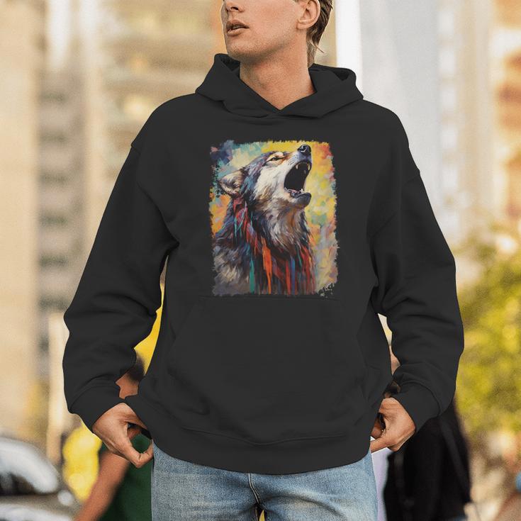 ウルフマン 長袖tシャツ パーカー