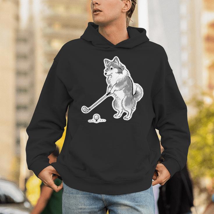 ゴルフ シェットランドシープドッグ シェルティ グッズ おもしろ 犬 面白い 笑える 和風 パーカー