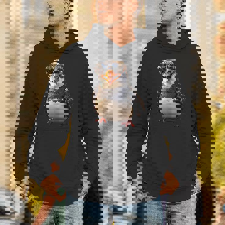 サングラスをかけたペンギン アニマル・フレンド ラブ・キュート・ペンギン パーカー