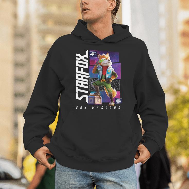 ザ・スーパーマリオギャラクシー・ムービー Fox Mccloud Hero Pose 長袖tシャツ パーカー