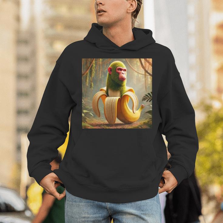 チンパンジーニ バナニーニ 長袖tシャツ パーカー