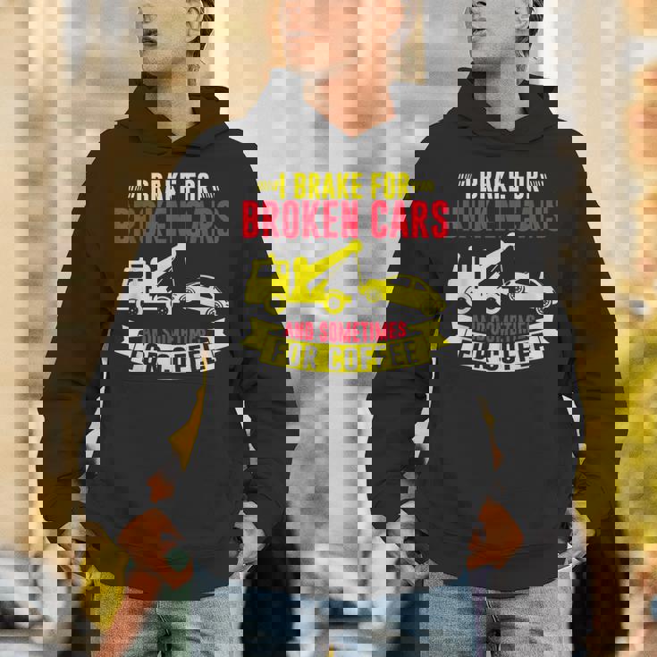 壊れた車や、時にはコーヒーレッカー車にもブレーキをかけます。 パーカー