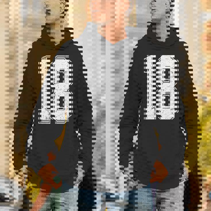 番号18シャツ、番号付き ヴィンテージ 18歳の誕生日 パーカー