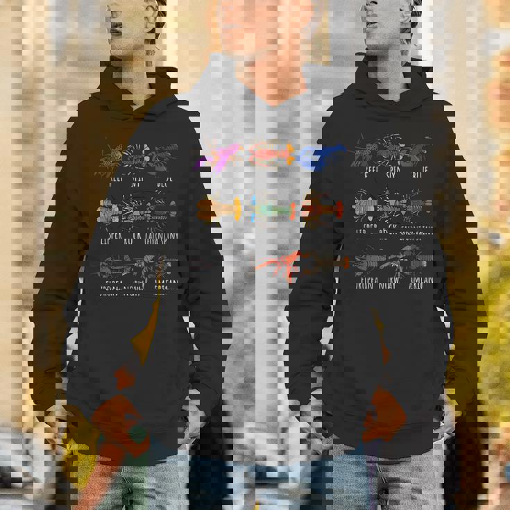 異なるタイプのロブスター種チャート海洋生物学 パーカー