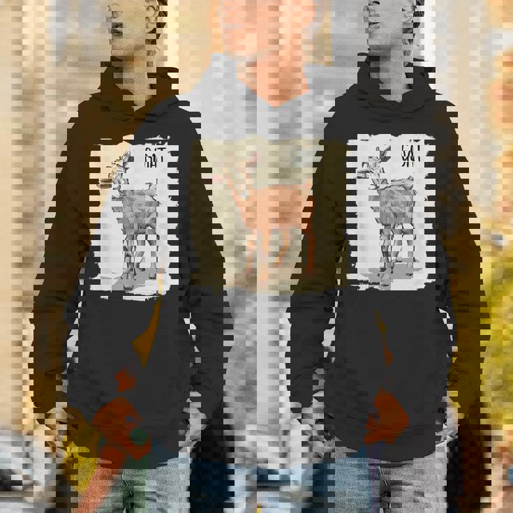 素敵な若いヤギの動物服。 パーカー