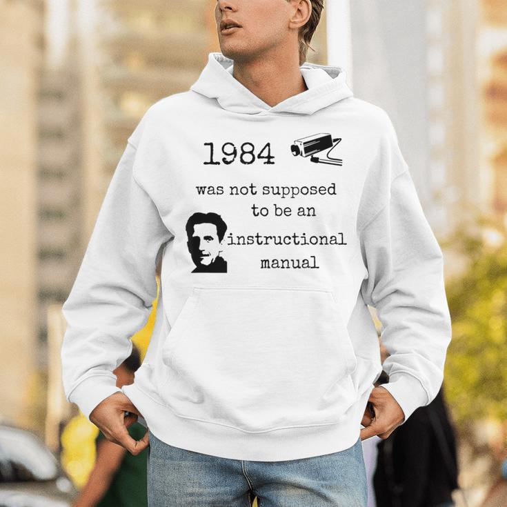 1984 Not An Instruction Manual Orwell Book Lover Themed Unisex Hoodie