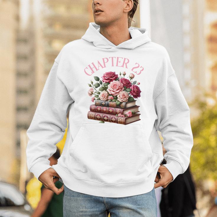 23rd Birthday Chapter 23 Birthday Shirt Women Book Lover Premium Tri-Blend Unisex Hoodie