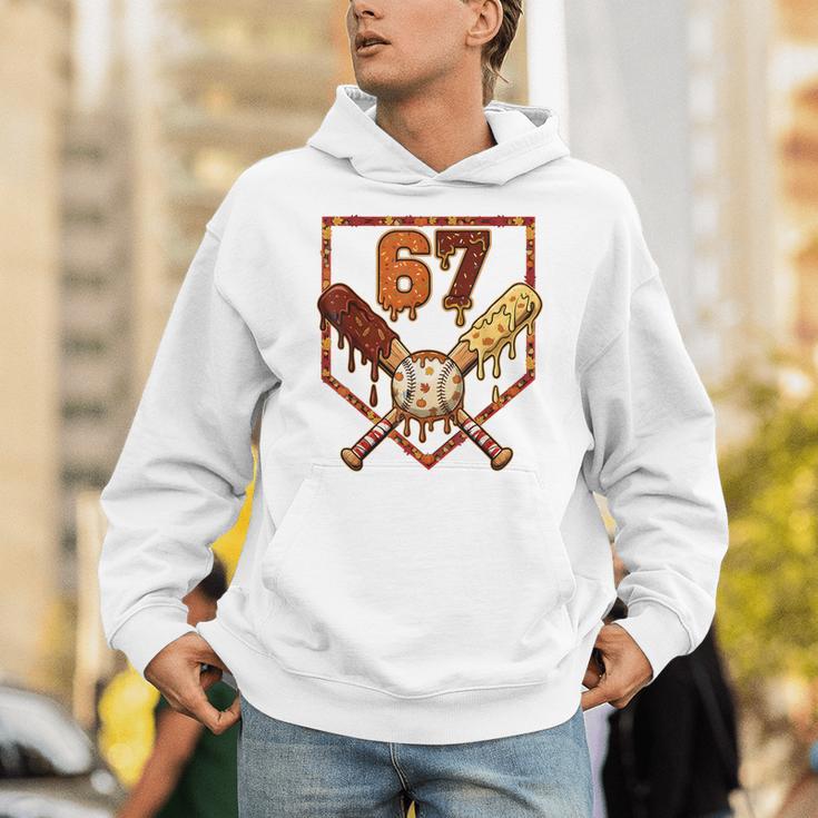 67 Baseball Drip Thanksgiving Six Seven Boys Teens Kids Unisex Hoodie 67 Baseball Drip Thanksgiving Six Seven Boys Teens Kids Unisex Hoodie