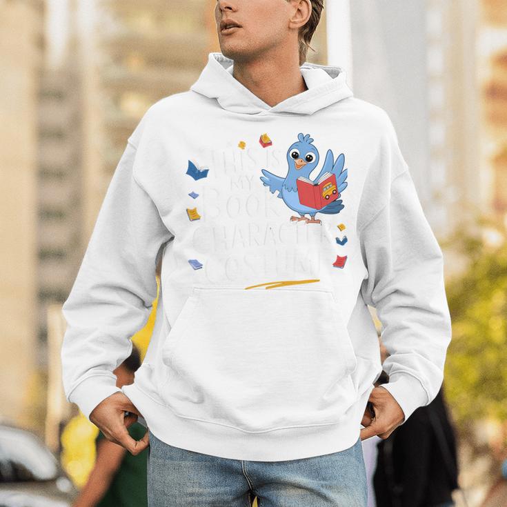 This Is My Book Character Costume Fun Pigeon Reading Lovers Unisex Hoodie