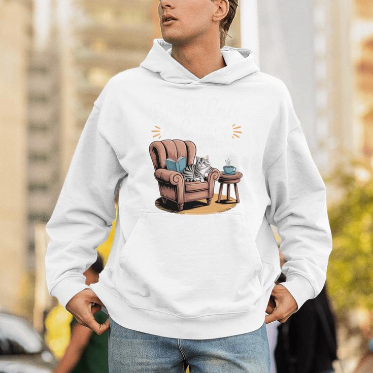 Book Lovers Cats Unisex Hoodie