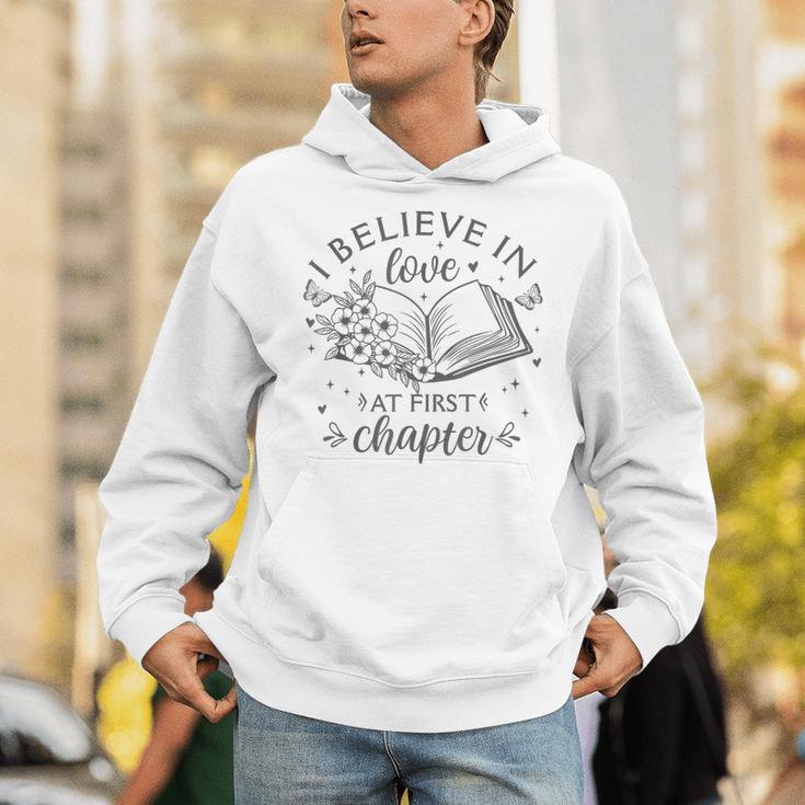 Books I Believe In Love At First Chapter Book Lover Unisex Hoodie Books I Believe In Love At First Chapter Book Lover Unisex Hoodie